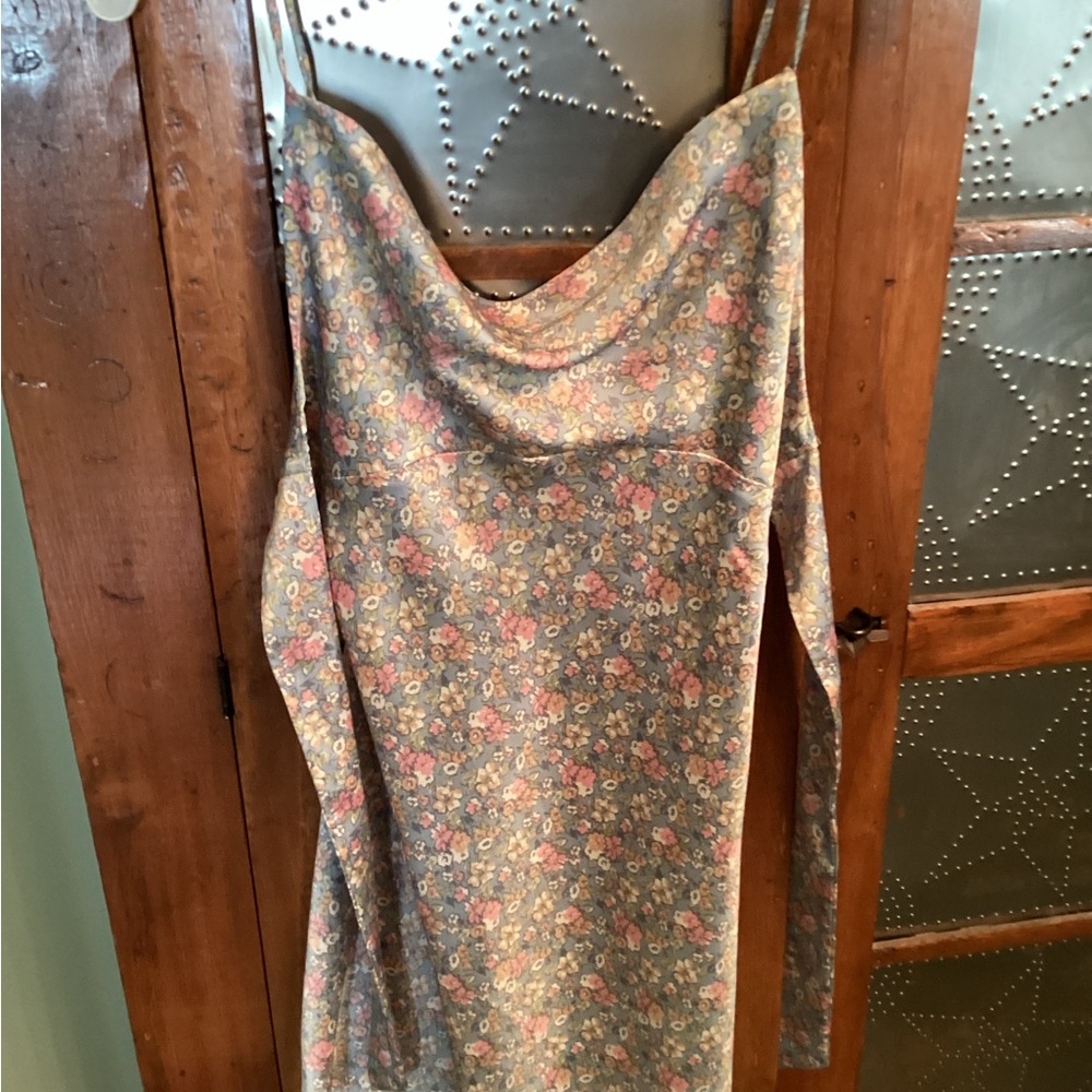 Altar’D State flowered dress with adjustable shoulder straps